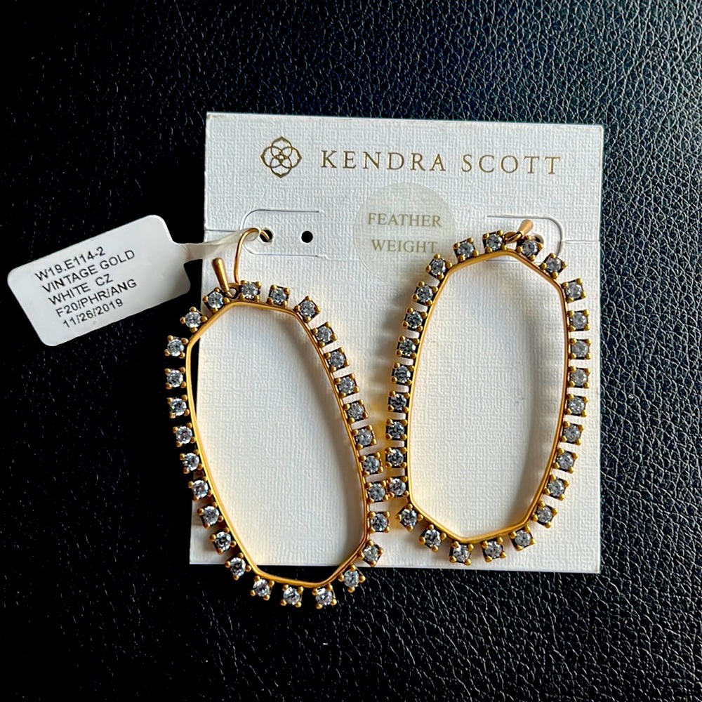 New K S earrings